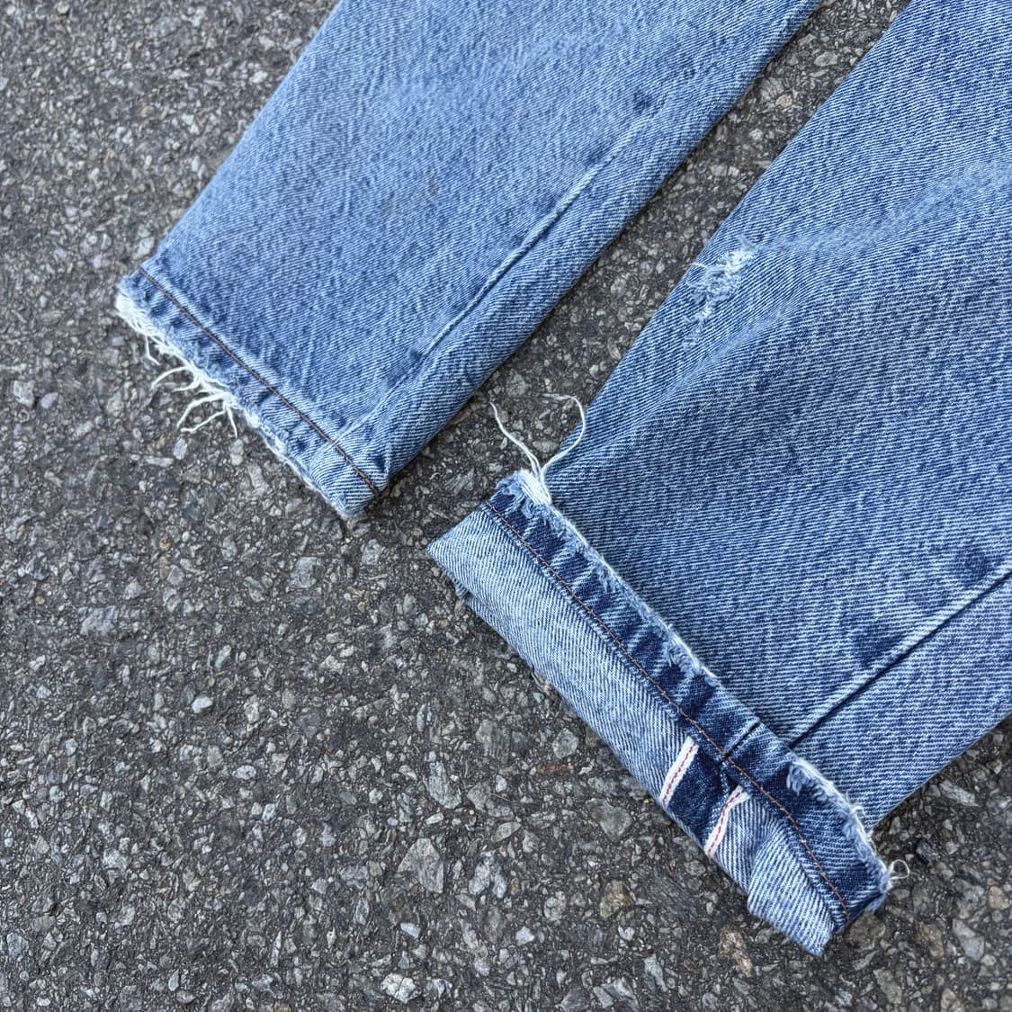 리바이스 501 CT 패치워크 셀비지 진 (32) 상품이미지3