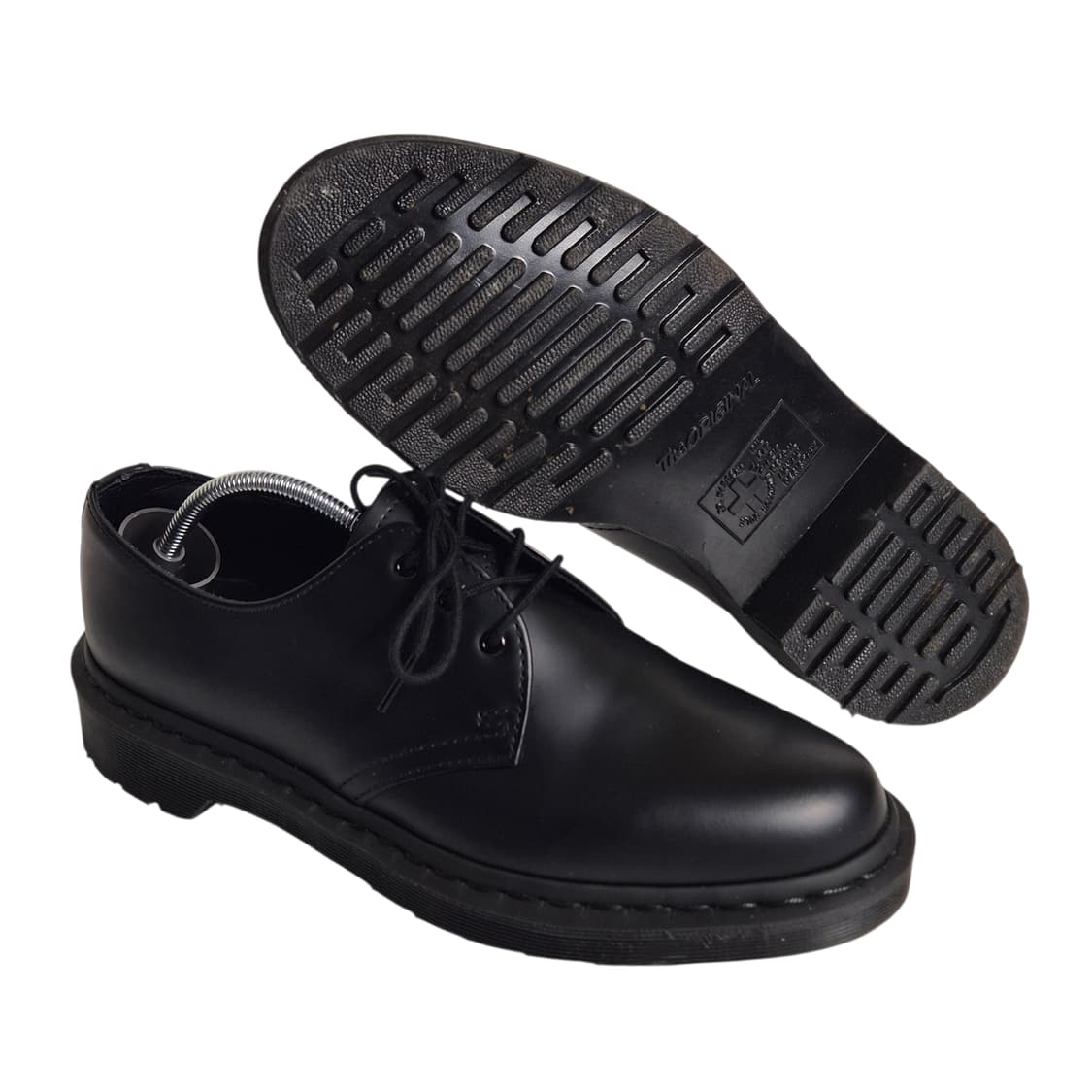 260-265) 닥터마틴 1461 3홀 모노 스무스 무광 블랙 상품이미지2