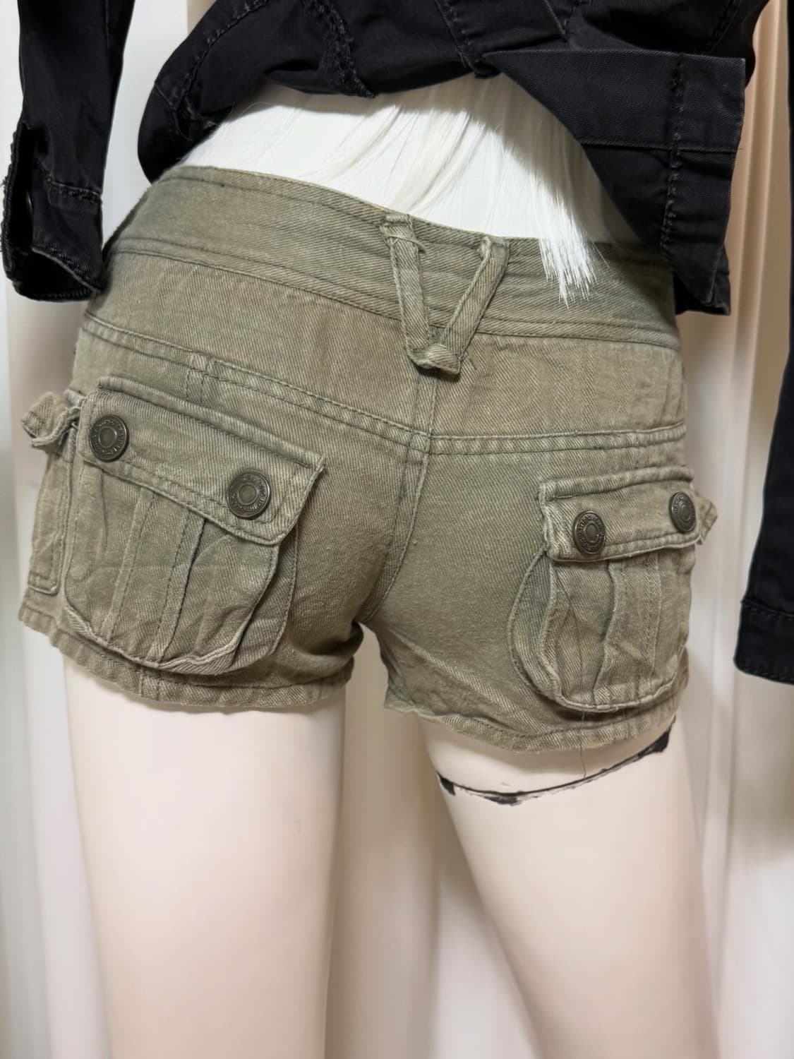 빈티지 갸루맛 숏츠 상품이미지3