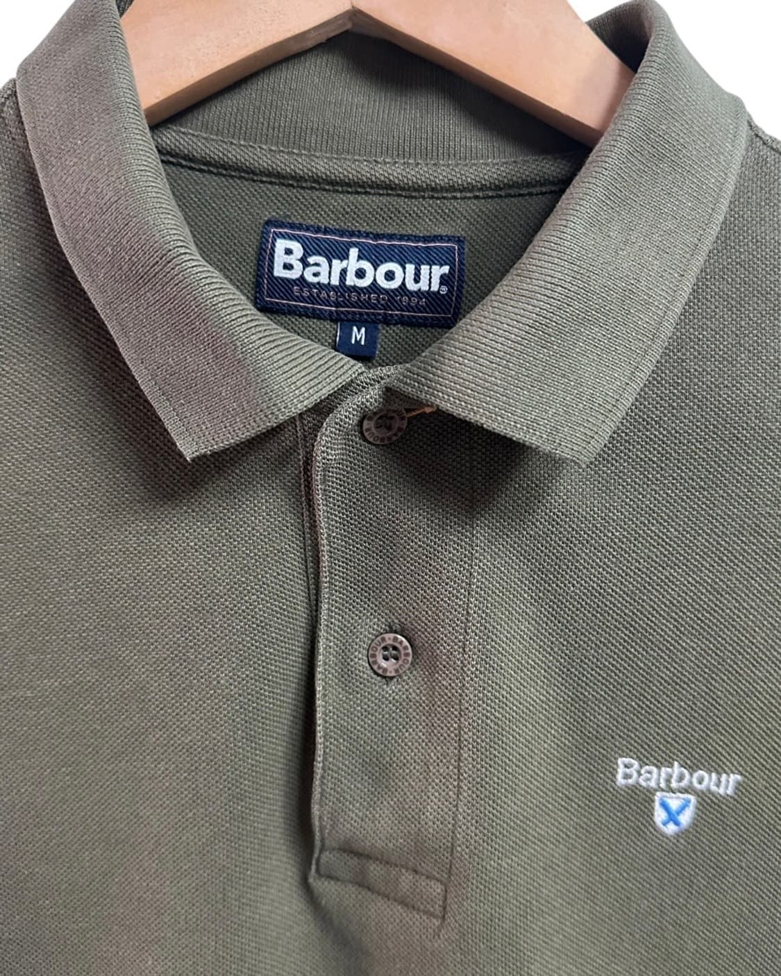 바버(Barbour) 올리브그인 PK 카라반팔티 상품이미지3