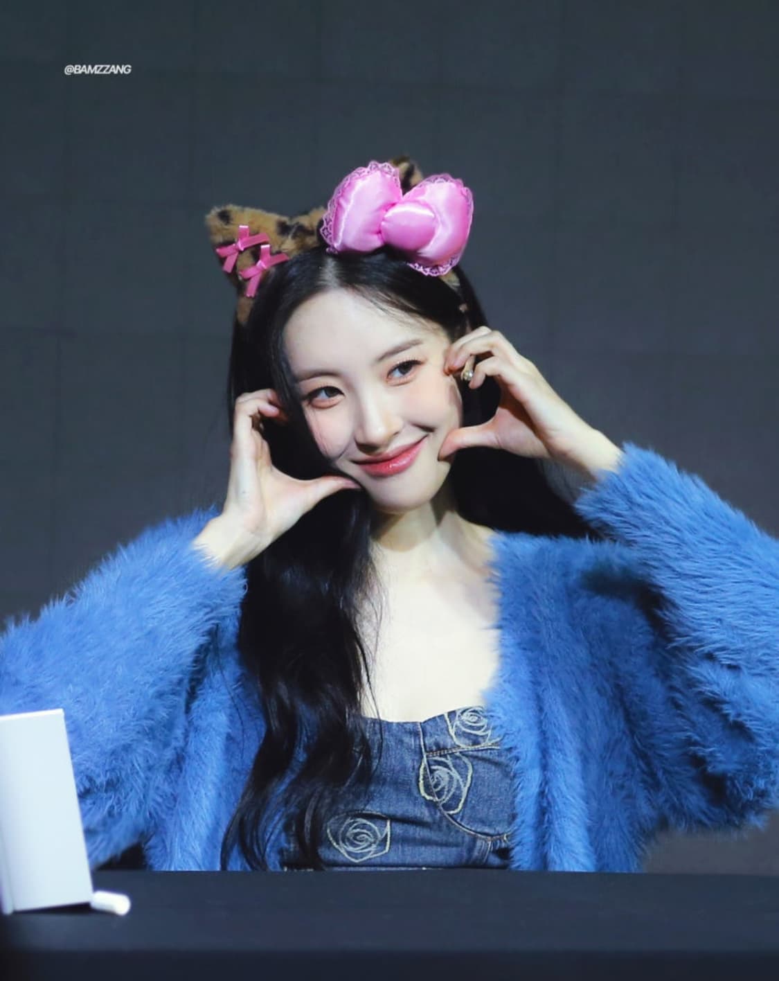 헤더먼트 테디 가디건 로얄 블루 상품이미지3