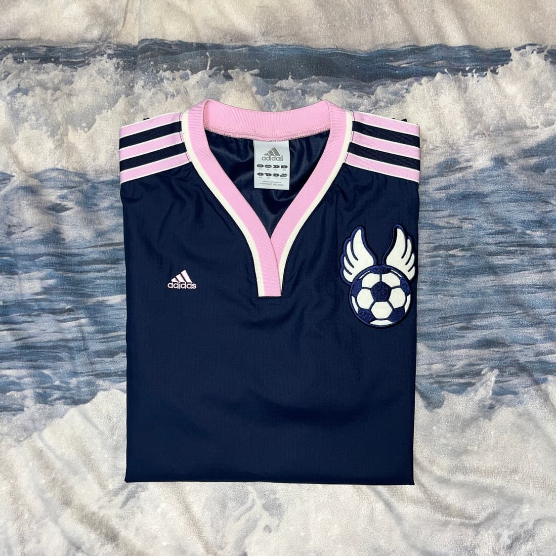 Adidas Navy&Pink Angel Warm Up 상품이미지3