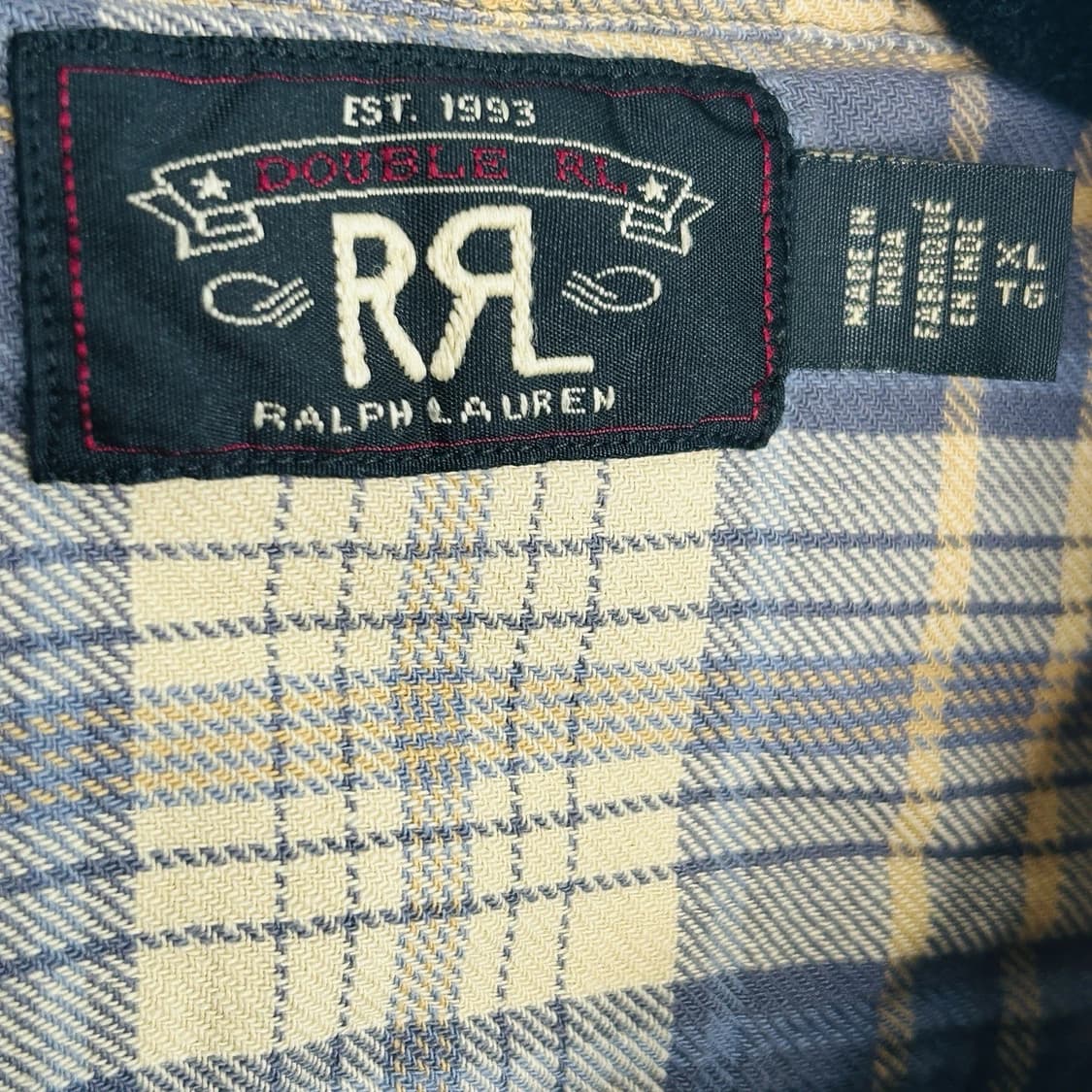 RRL 더블알엘 매트록 플래드 트윌 워크셔츠 상품이미지4