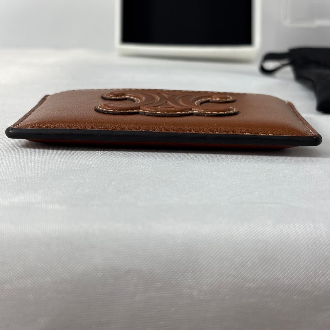 (풀구성,정품)셀린느 트리옹프 램스킨 카드홀더 지갑 상품이미지6