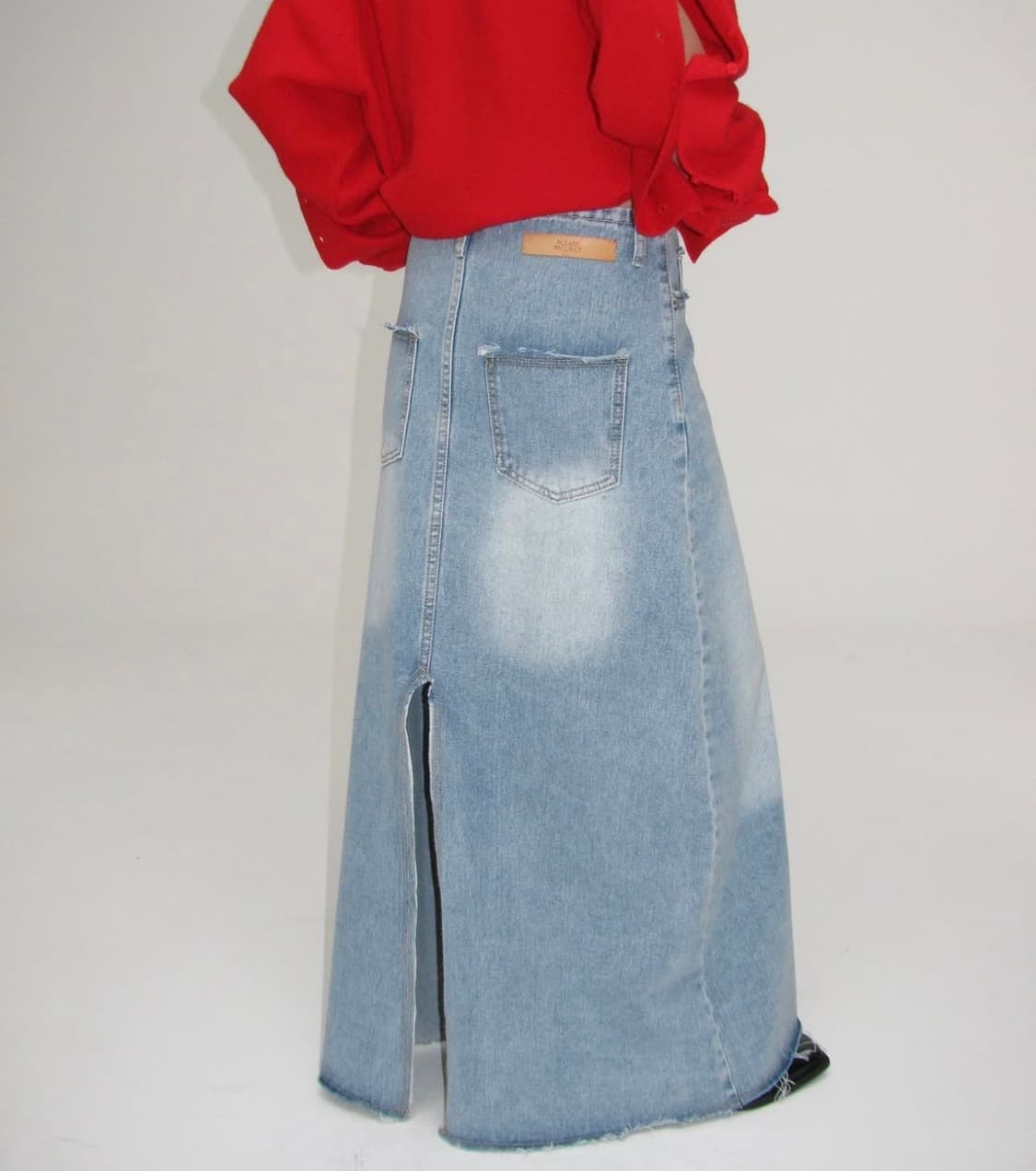 데님 롱 치마 상품이미지3