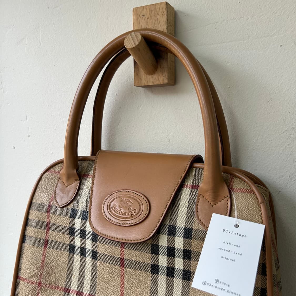 16554 - 올드 버버리 노바 체크 핸드백 상품이미지2