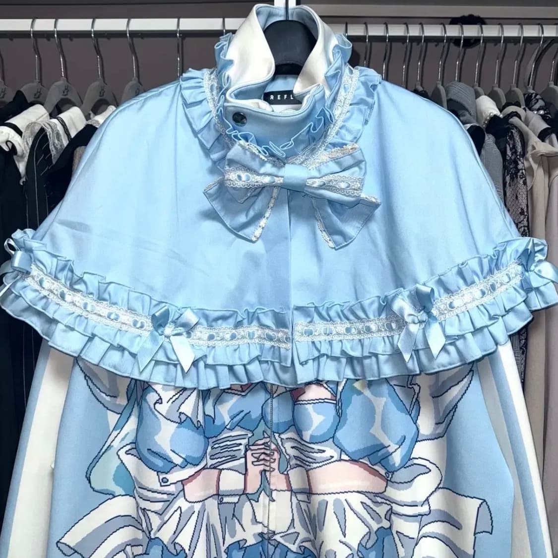 BODYLINE 바디라인 프릴 레이스 케이프 망토 상품이미지1