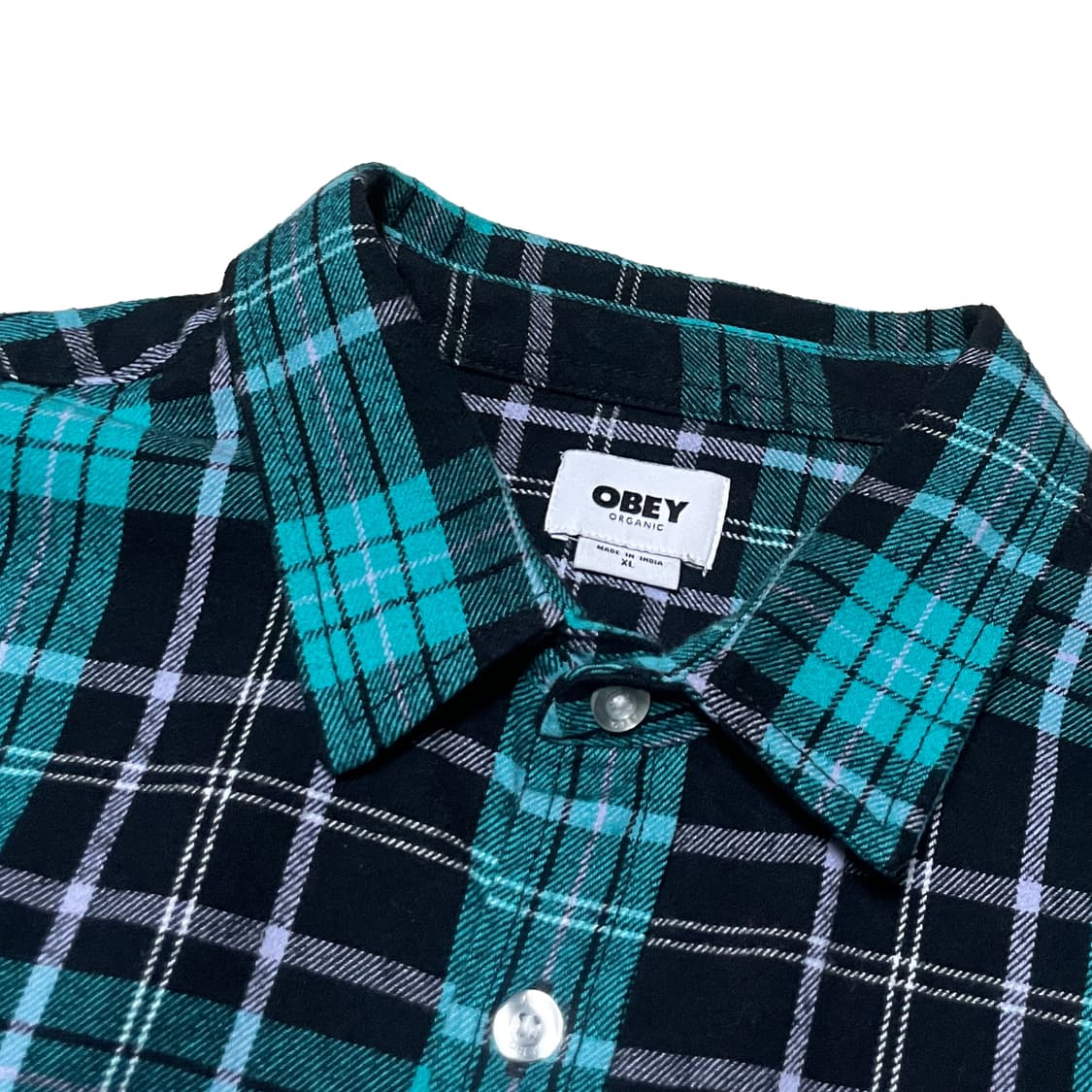 오베이 오가닉 플란넬 체크 셔츠 상품이미지6