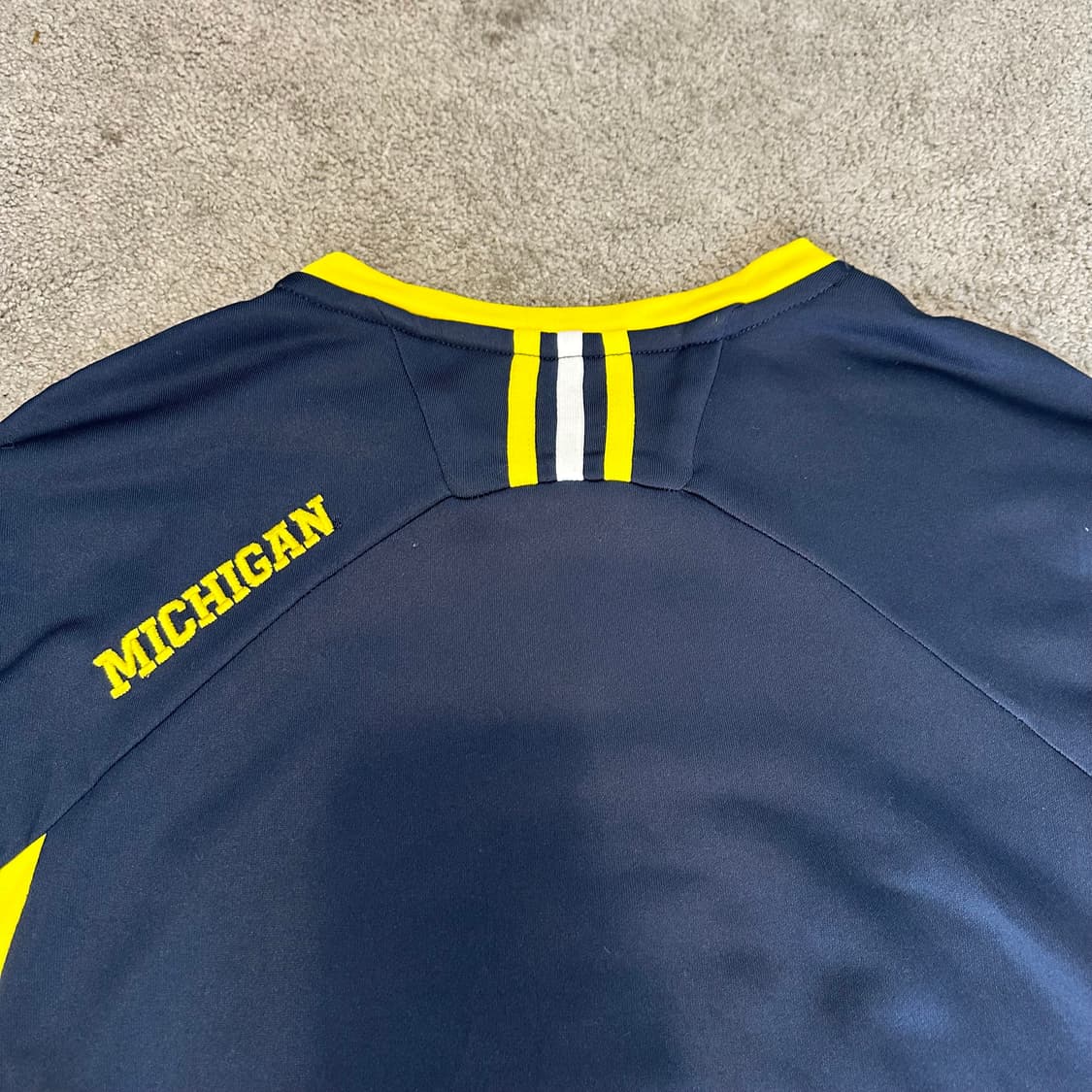 아디다스 클라이밋  울버린스 미시간 풋볼 저지M 상품이미지7