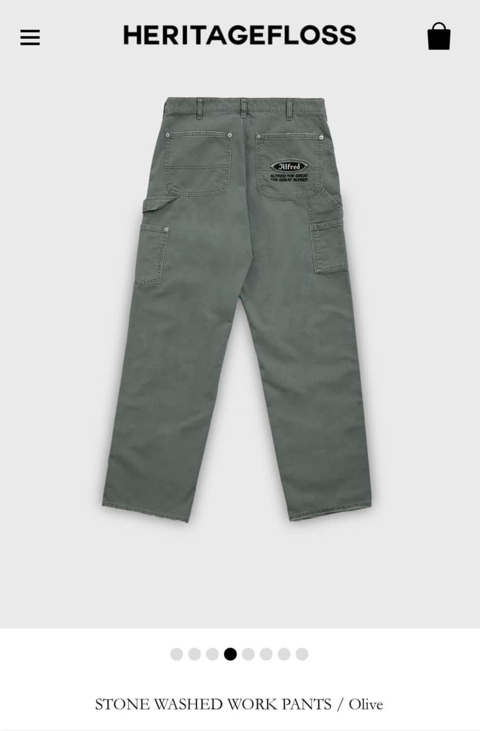 헤리티지플로스 알프레드 워크팬츠 L 상품이미지1