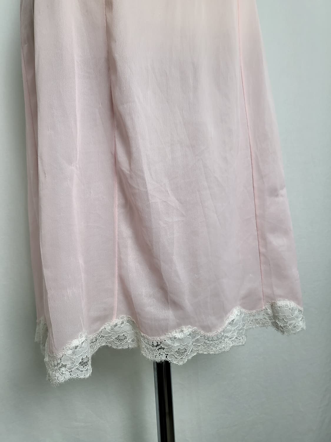 빈티지 파스텔 핑크 슬립 원피스 상품이미지5