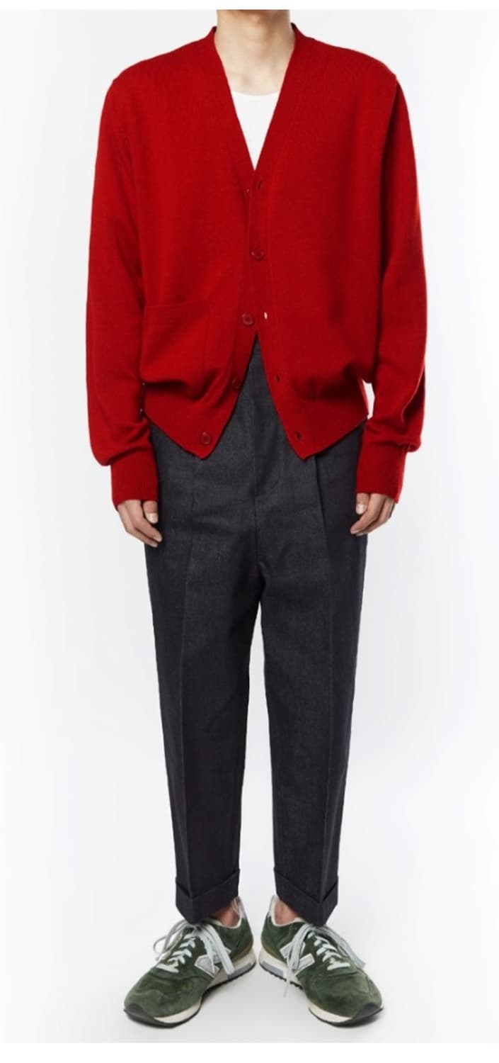 [M] 이얼즈어고 하이웨이스트 테이퍼드 데님 상품이미지1