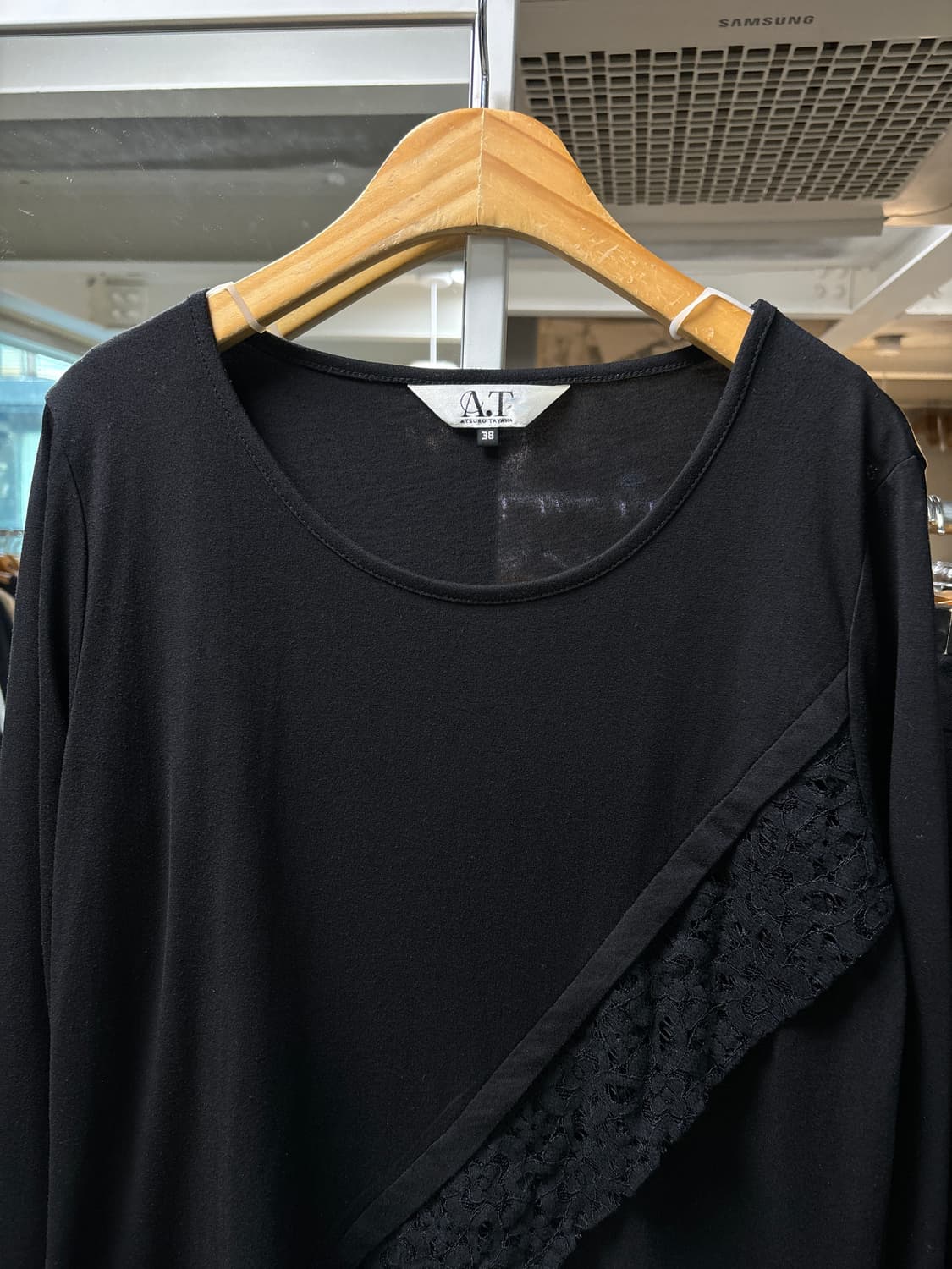 아츠로 타야마 레이스 비대칭 롱슬리브 상품이미지4