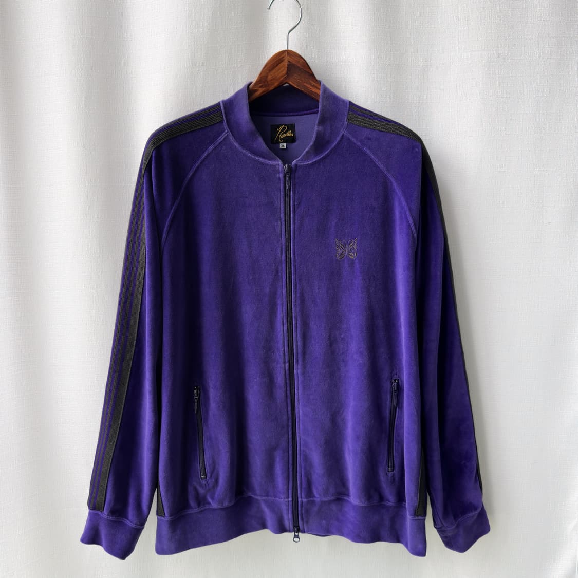 니들스 23AW RC 벨루어 트랙 자켓 퍼플 XL 상품이미지1
