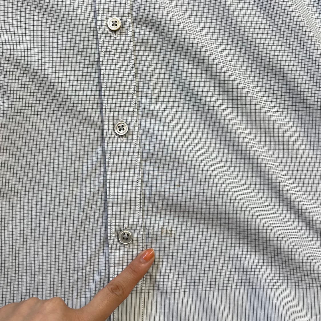 빈폴 체크 코튼 반팔 셔츠 95 상품이미지4