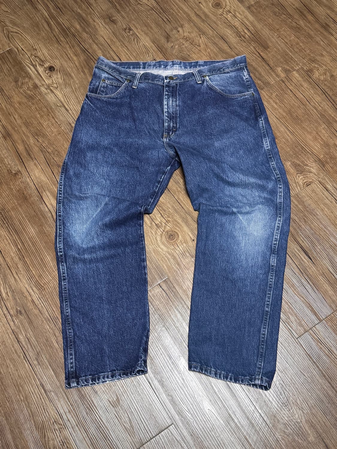 랭글러 진청 워싱 데님 팬츠 상품이미지3