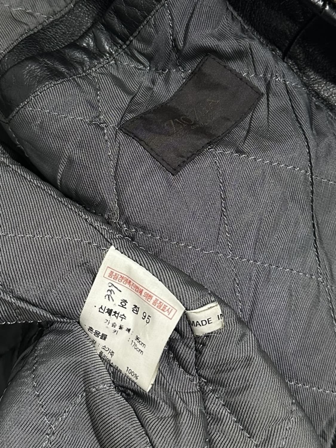 가죽자켓 블랙 95 상품이미지6