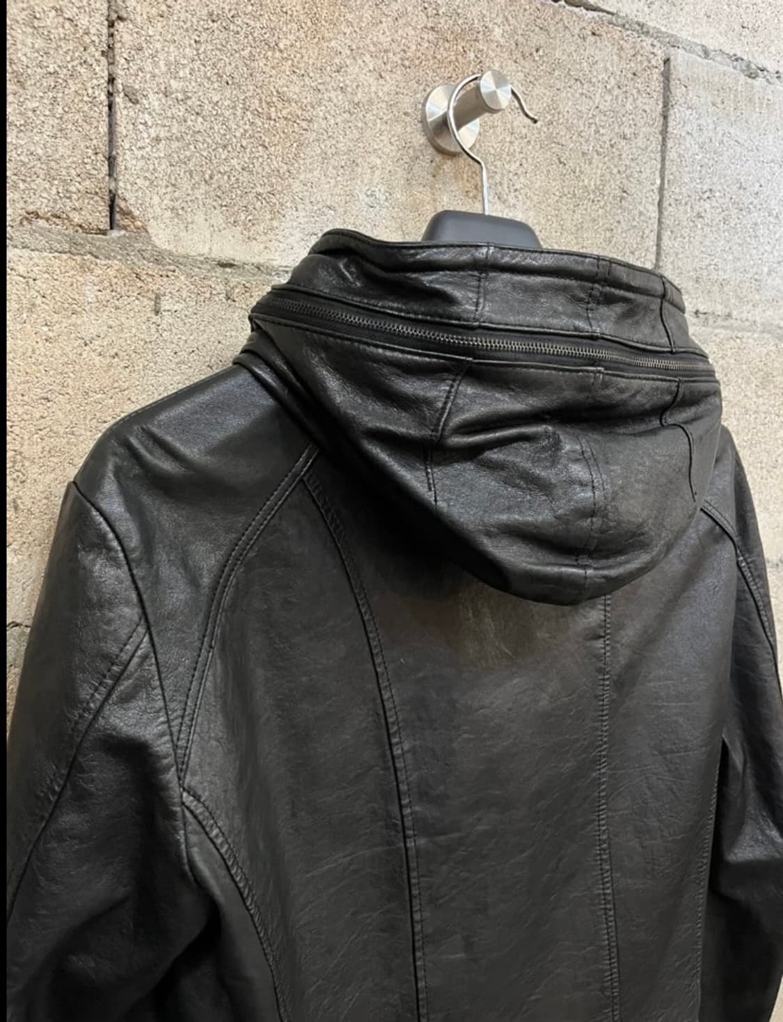 로보 ROBO 램스킨 양가죽 후드 자켓 상품이미지7