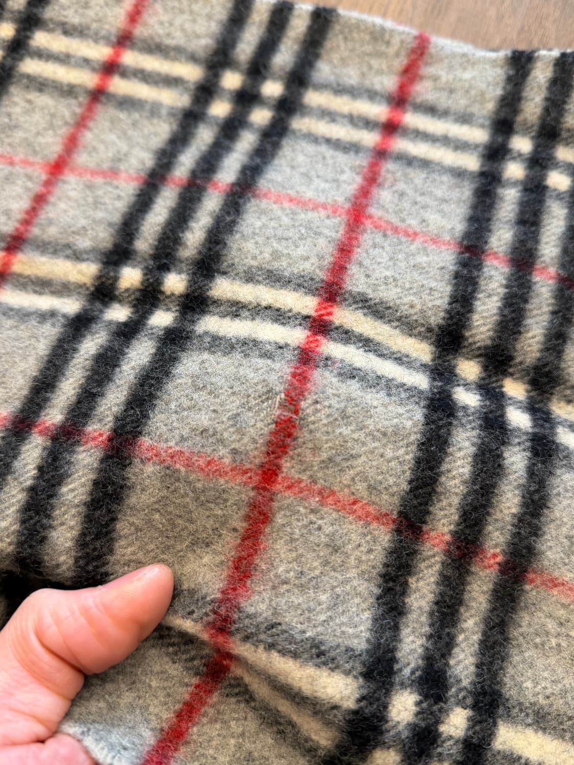 Burberrys 버버리 램스울 체크 머플러 (made England) 상품이미지4