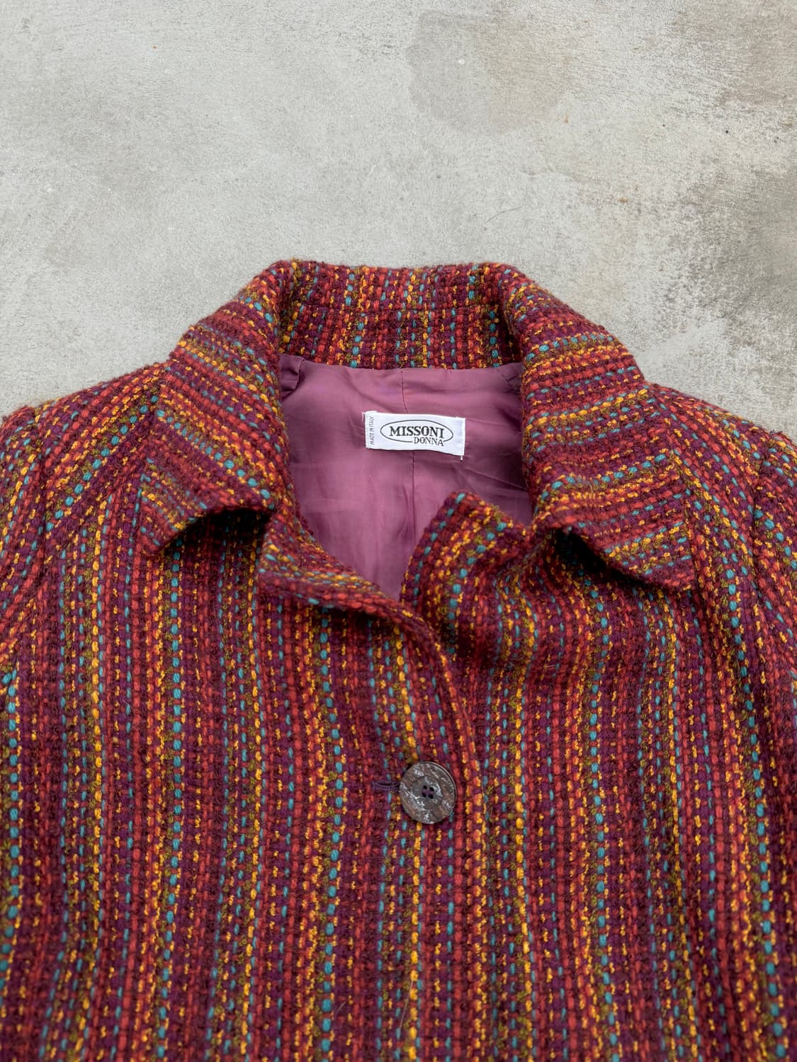 MISSONI 컬러 롱 코트 상품이미지3
