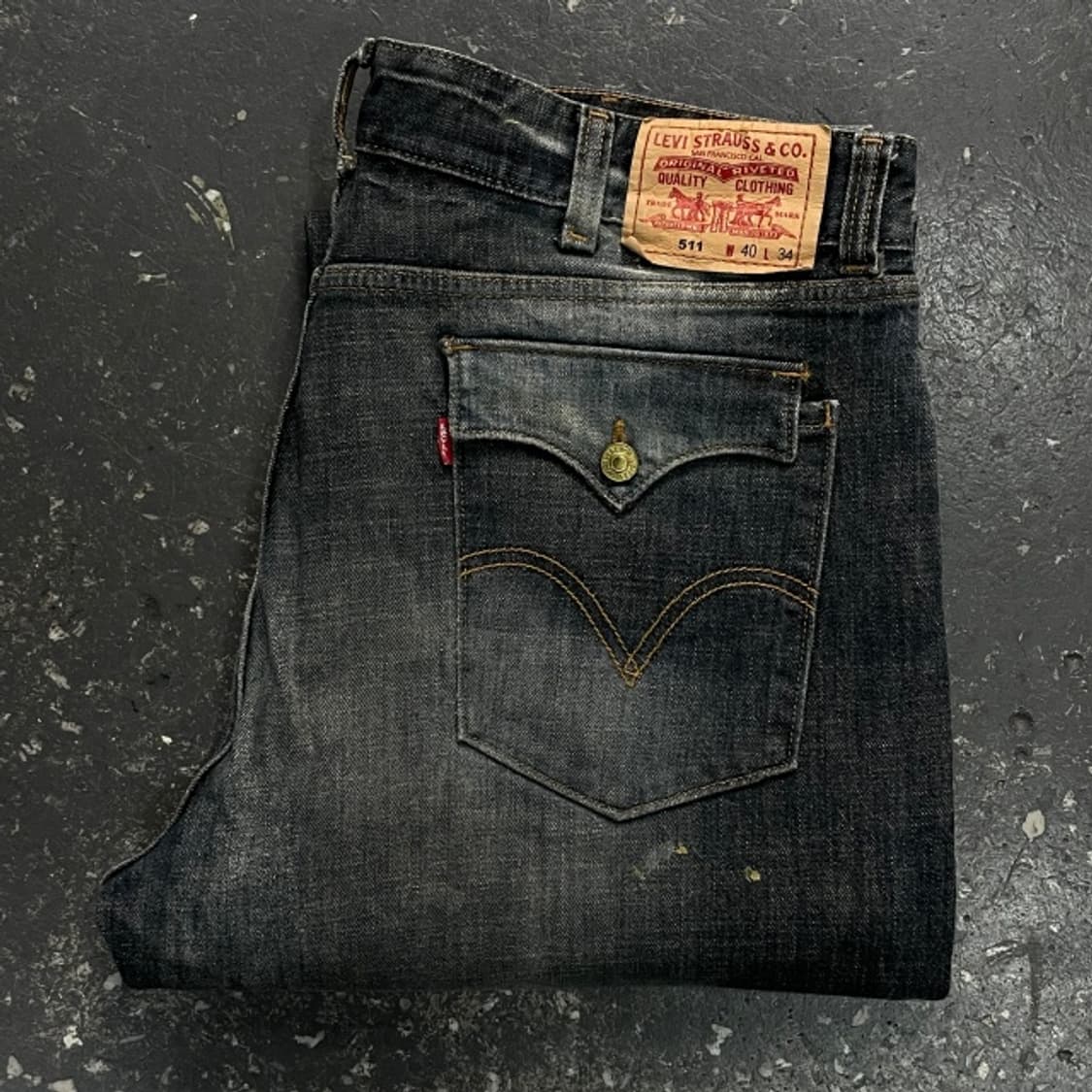 40 리바이스 511 오버사이즈 데님팬츠 상품이미지4
