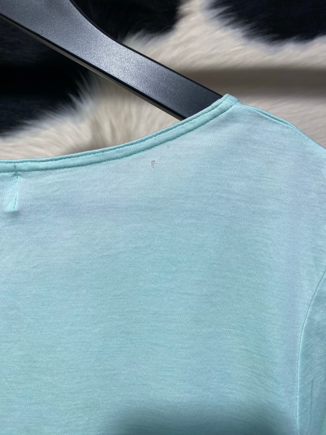 Courreges 로고 자수 민트 반팔티셔츠 상품이미지7