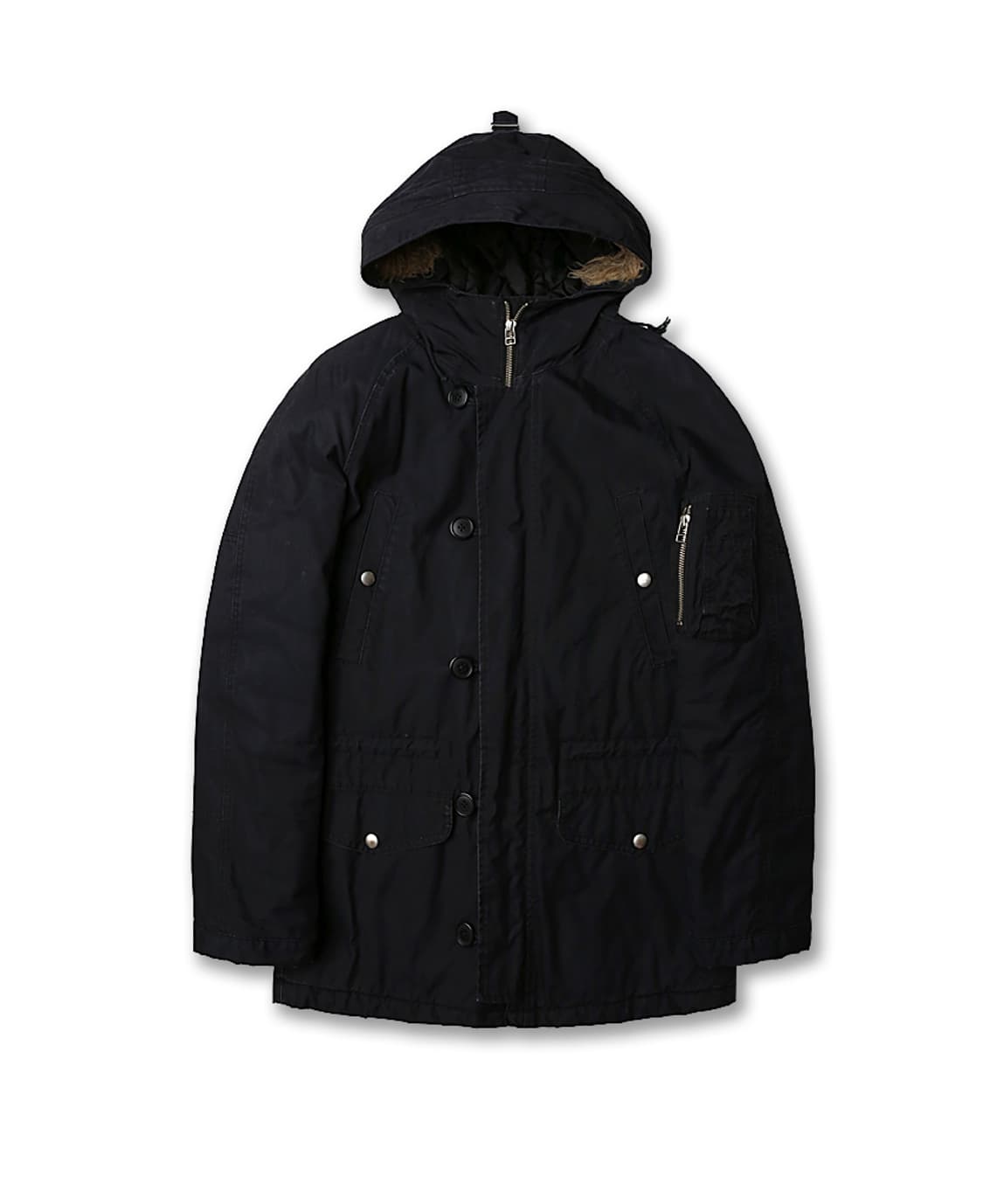 쉽스 [Ships] 일본 빈티지 클래식 네이비 나그랑 후드 패딩 점퍼 상품이미지1