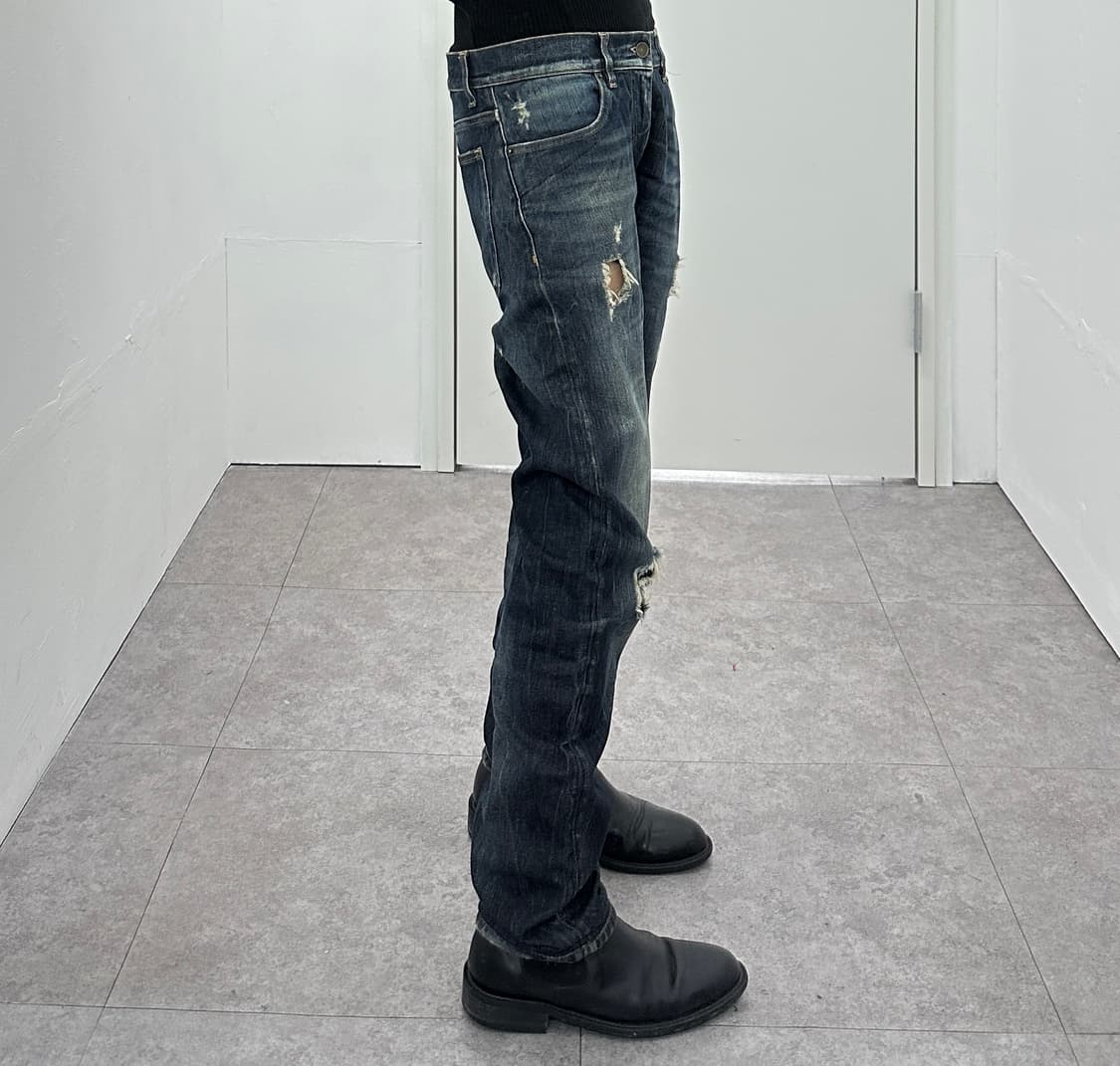 Dolce & Gabbana Distressed Slim Denim Pa 상품이미지2