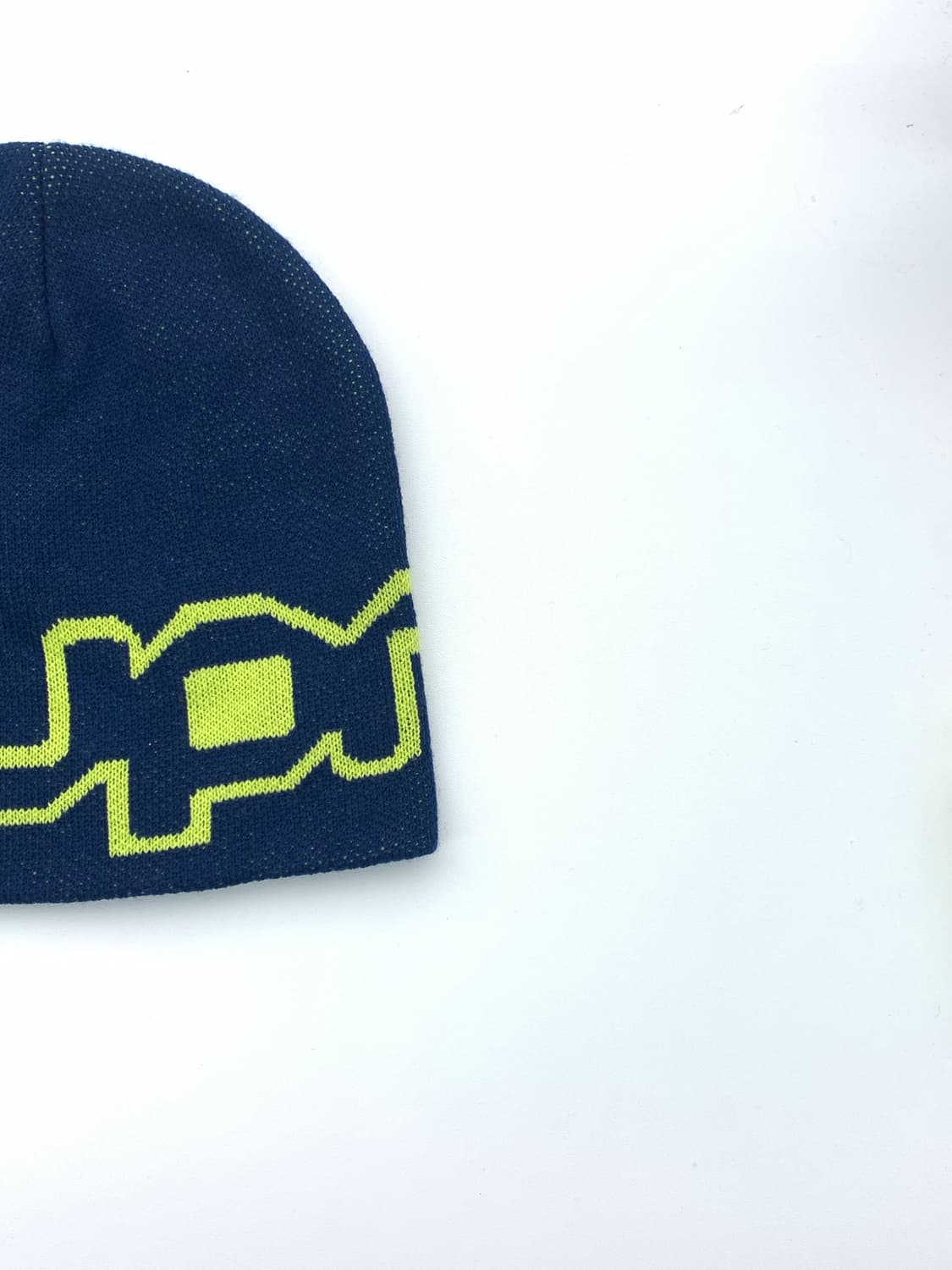 슈프림 21F/W 네이비 랩 로고 비니  상품이미지4