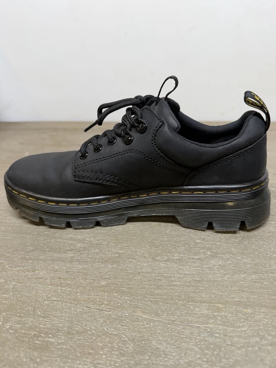 닥터마틴 리더 와이오밍 레더 유틸리티 슈즈 블랙 상품이미지7