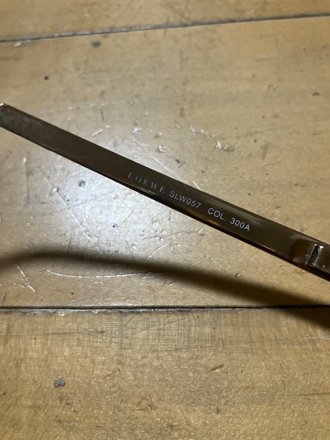 LOEWE 00s 빈티지 로에베 긱시크 골드 림리스 선글라스 상품이미지6