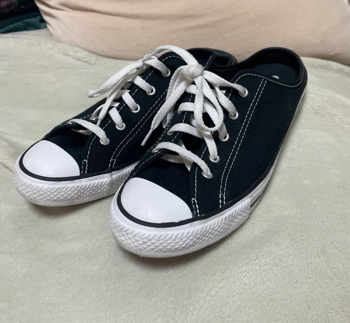 컨버스 척 블랙 뮬 스니커즈 245mm 상품이미지1