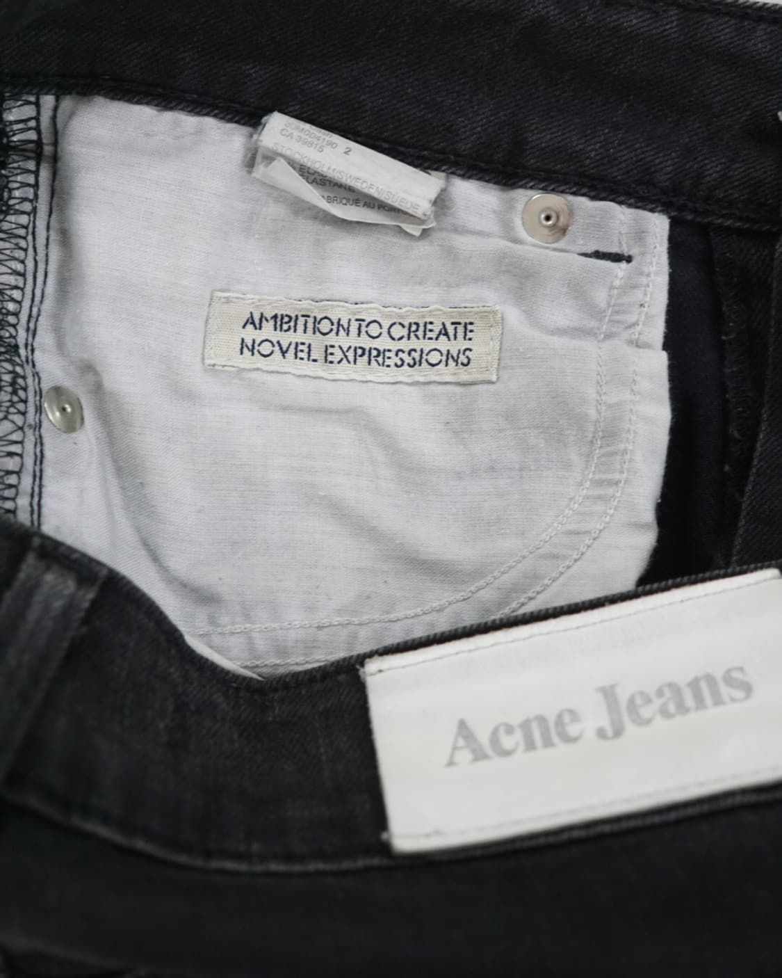 아크네 블랙진 상품이미지9