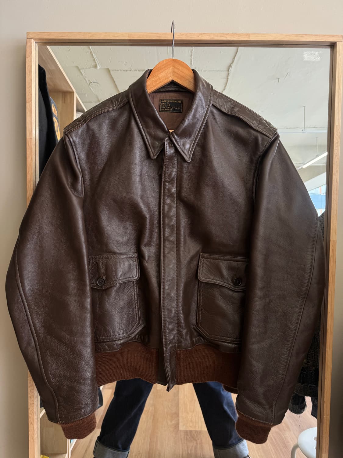 토이즈 맥코이 레더 플라이트 자켓 42 상품이미지1