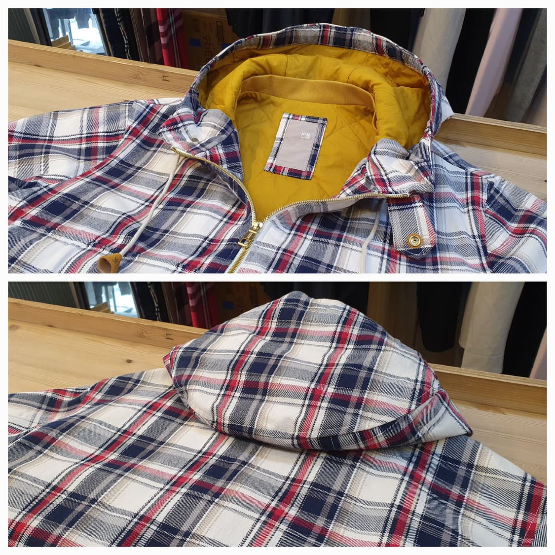 100.빈폴 퀼팅 후드점퍼 상품이미지3