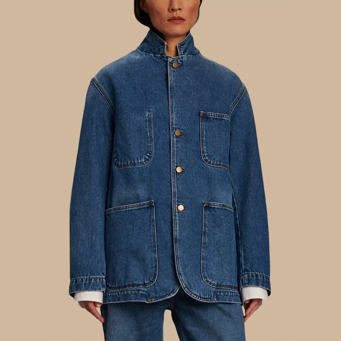 쉐르 soeur 신상 오버사이즈 데님 자켓 상품이미지4