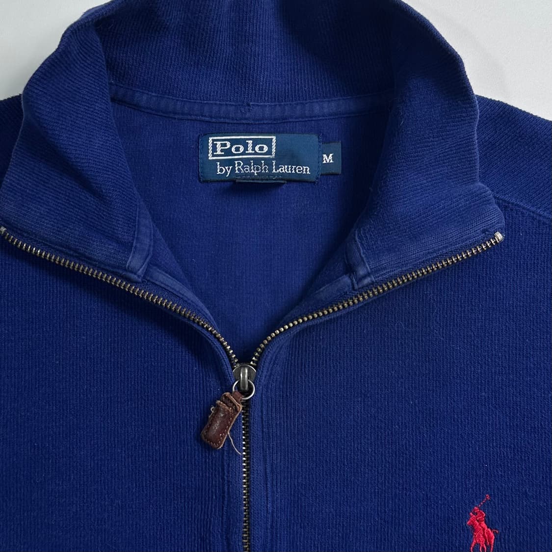 폴로 랄프로렌 블루 반집업   상품이미지5