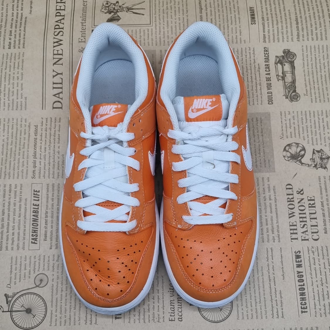 나이키 덩크 로우 오렌지 골프화 255 상품이미지2