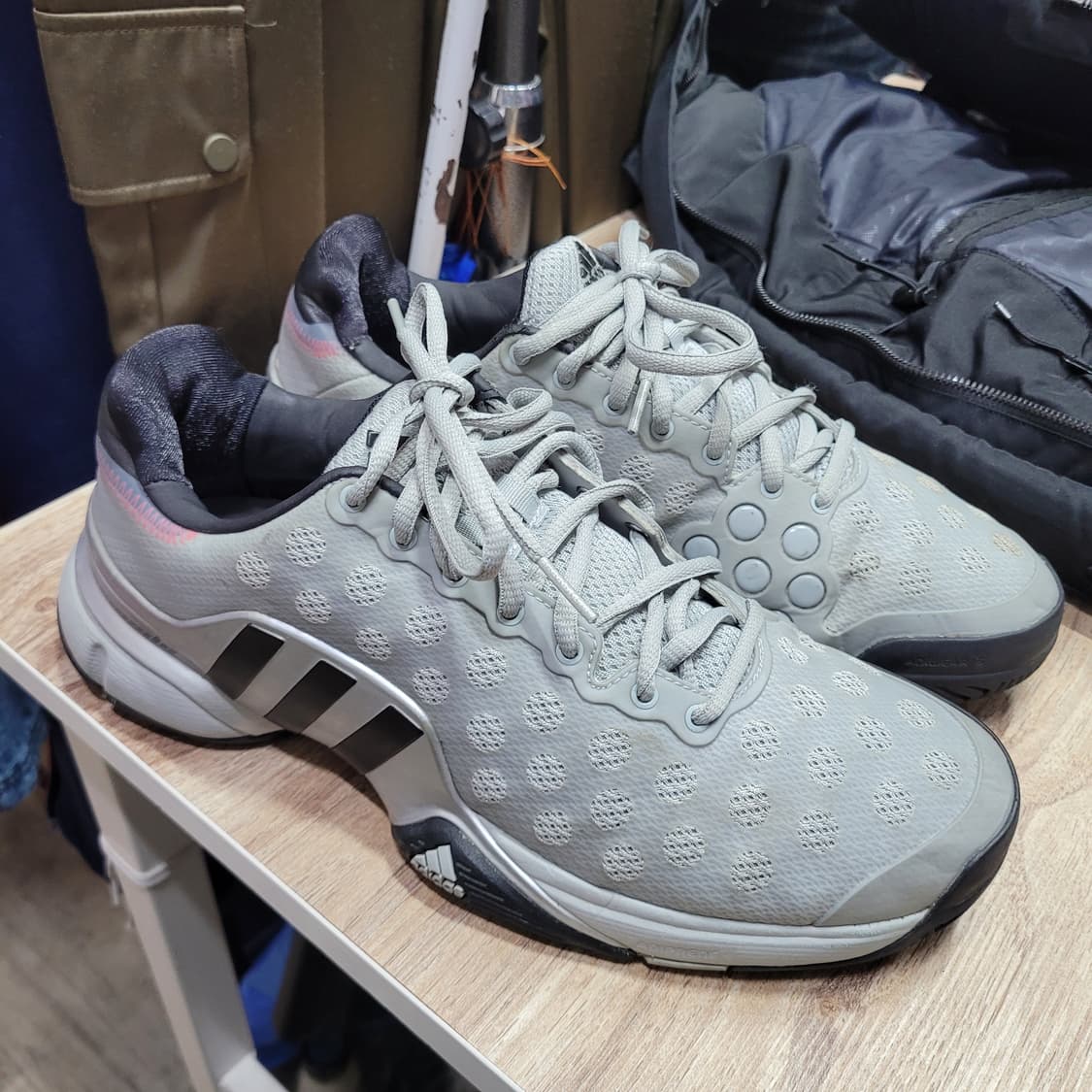 Adidas 아디다스 바리케이드 테니스화 회색 운동화 상품이미지3