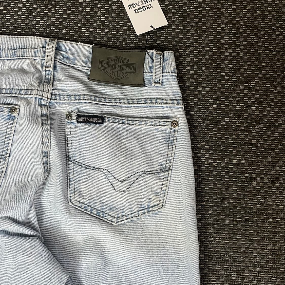 (31) 할리데이비슨 빈티지 연청 데님 팬츠 상품이미지7