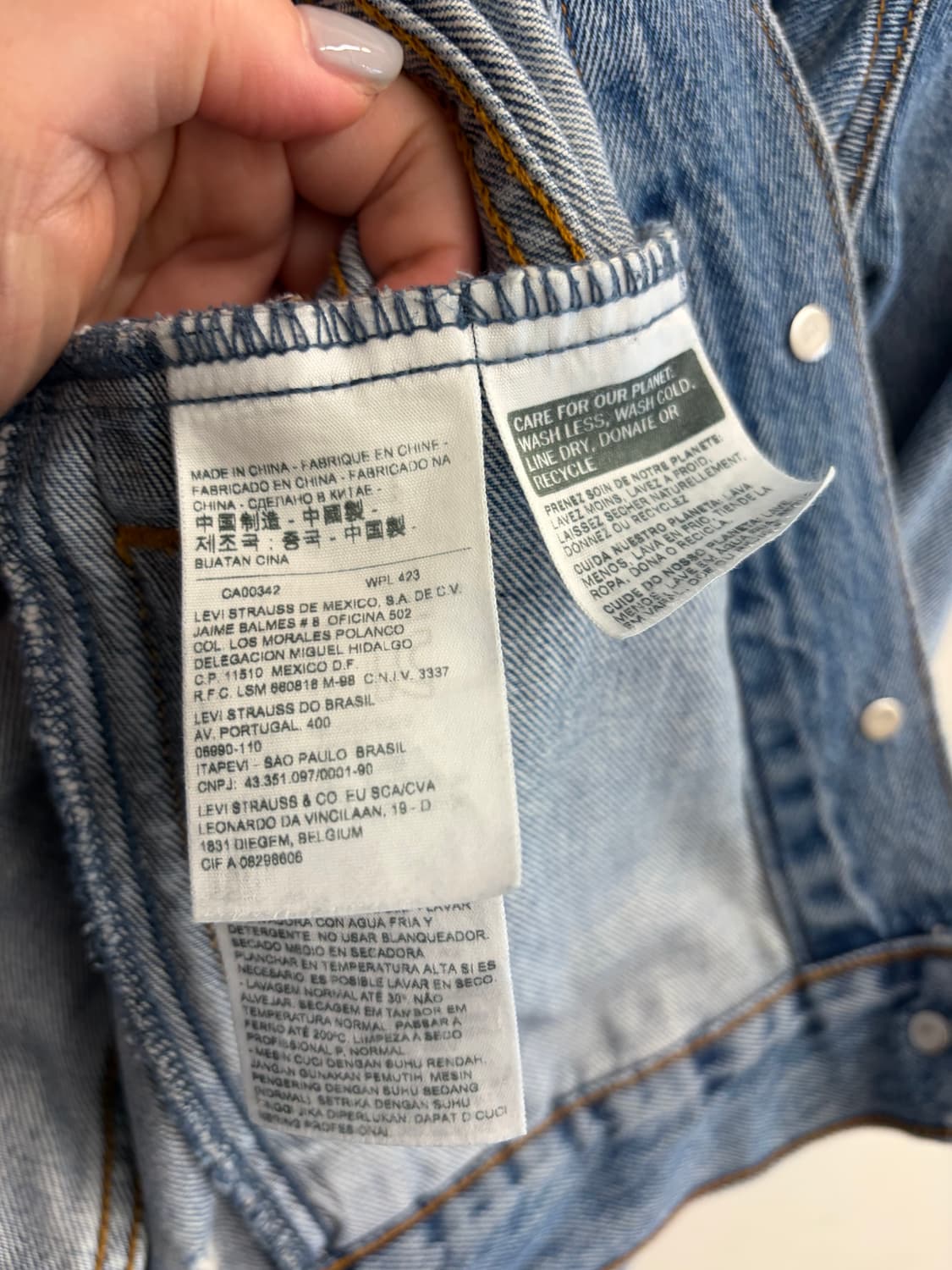 N297. 리바이스 데님자켓 청자켓 상품이미지4