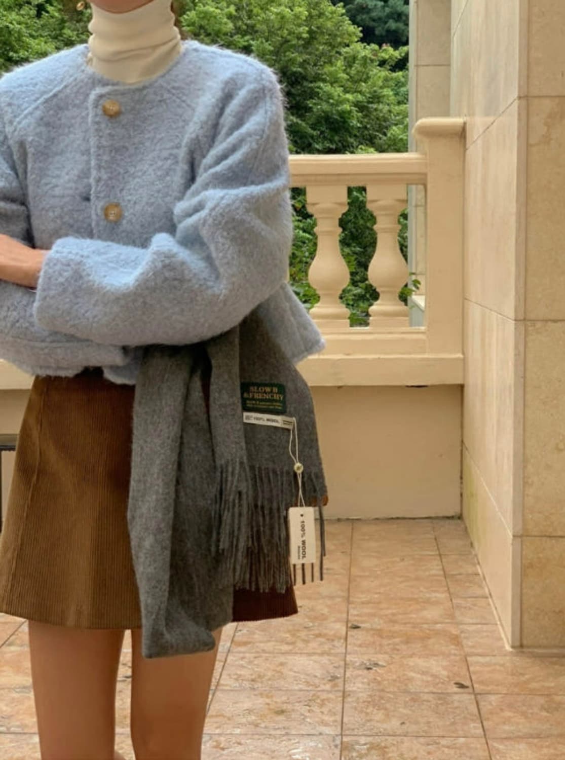 (최종가격 / 새상품) 슬로우비 그랜마 울자켓 상품이미지8