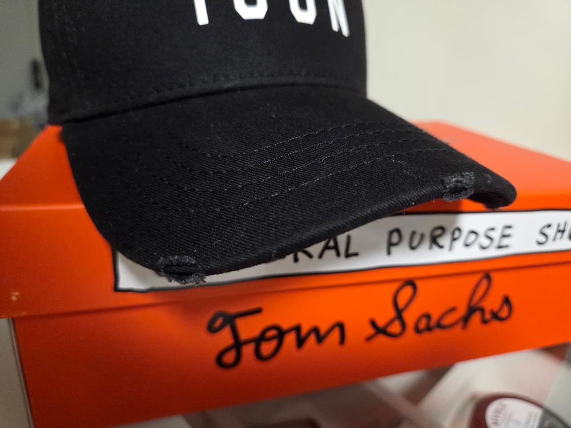 디스퀘어드 ICON 로고 프린티드 볼캡 블랙 상품이미지5