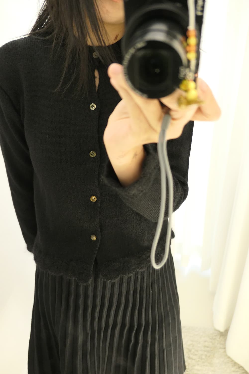1999s Lace crocheted cardigan 상품이미지6