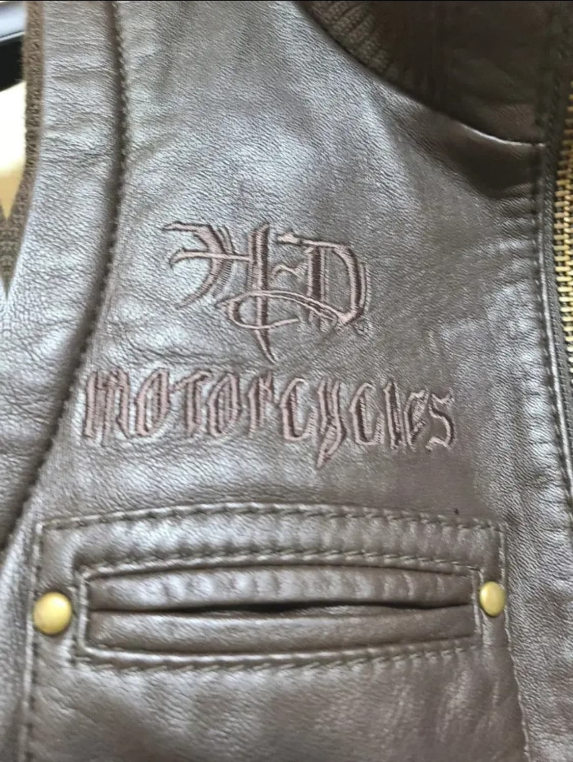 할리데이비슨 우먼스 가죽조끼 XS 상품이미지5