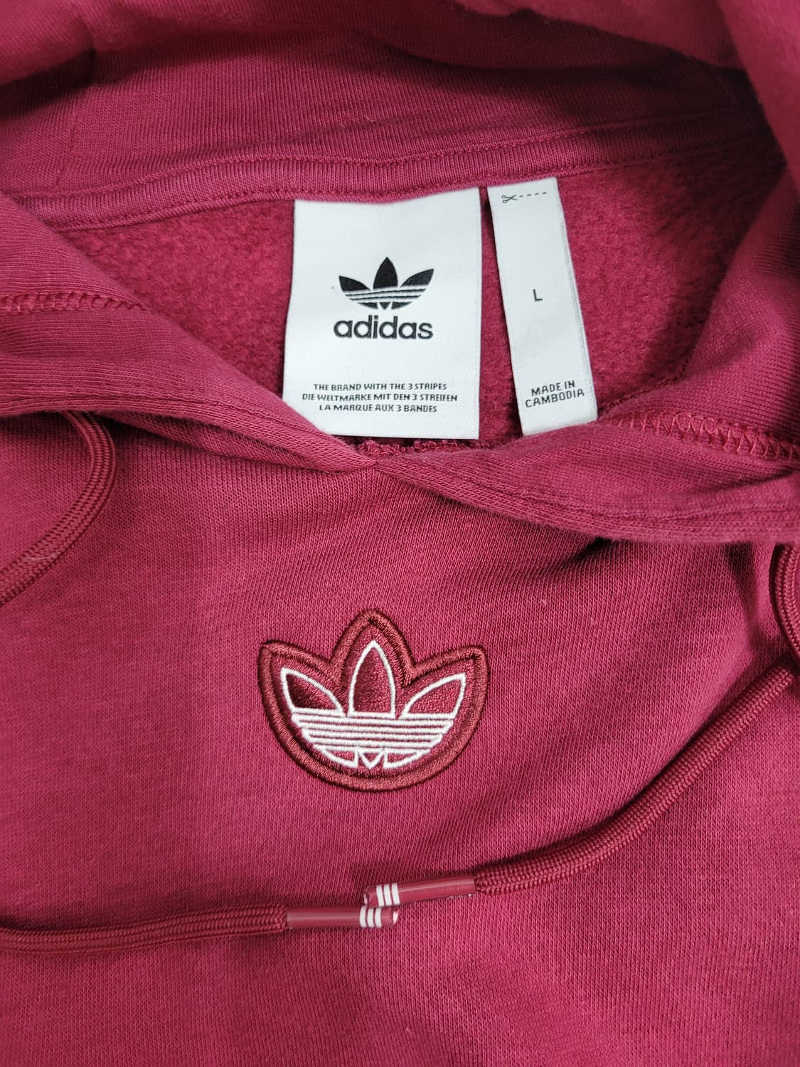 adidas 아디다스 오리지널 TS 트레포일 후디 / 남 L (100)
 상품이미지7