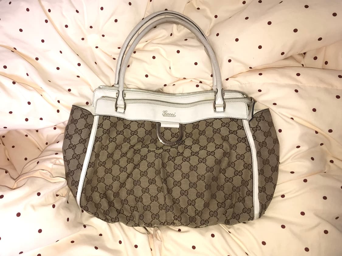 구찌 GG로고 자가드 D링 숄더백 상품이미지1