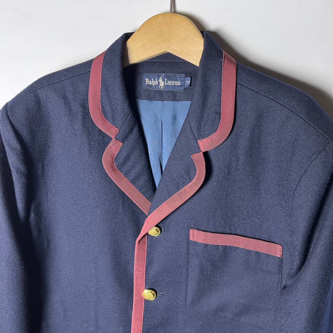 [Ralph Lauren] 랄프로렌 금장버튼 파이핑 울 자켓 상품이미지2