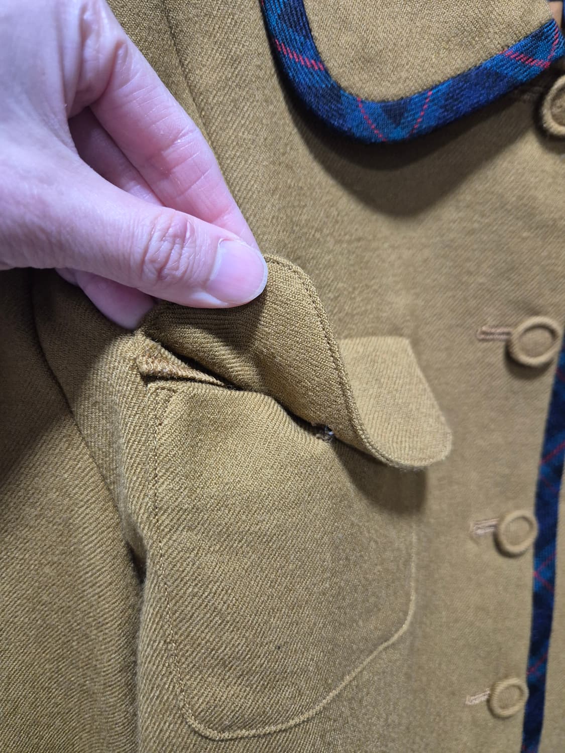 Viyella. 빈티지 브라운 자켓 상품이미지3