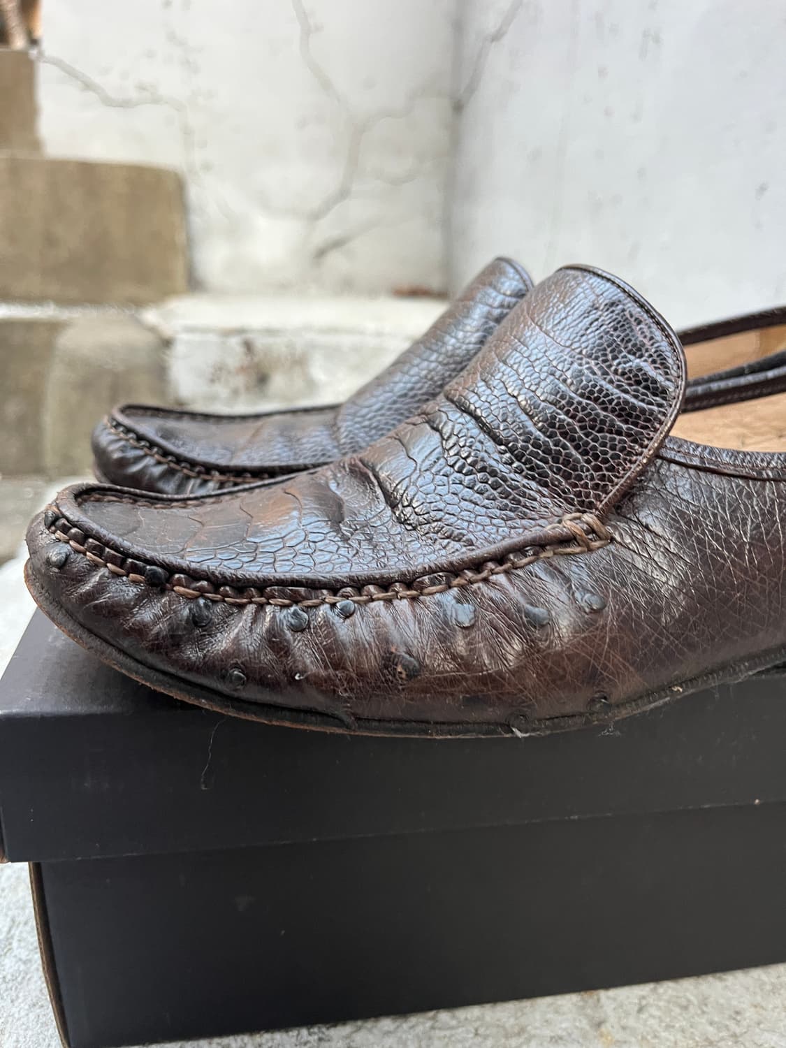 메즐란(mezlan)오스트리치 로퍼 상품이미지5